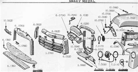 1953 chevy 3100 front sheet metal assembly diagram|1950 Chevy 3100 rear fenders.